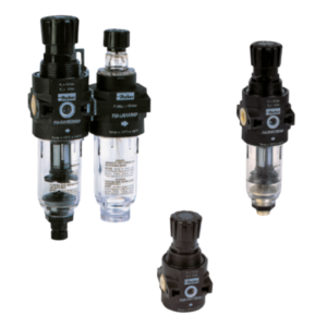 Série P3A Compacto: Filtro regulador e lubrificador